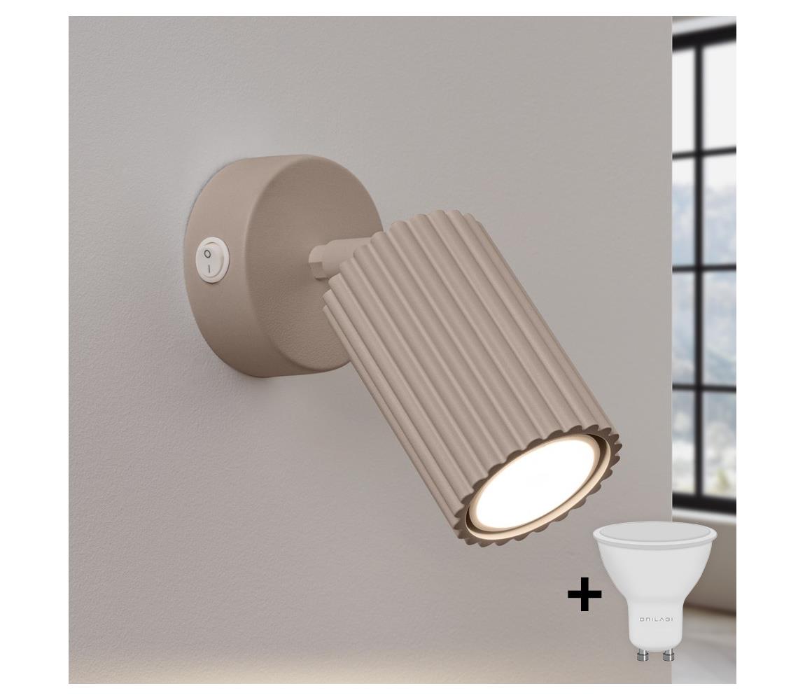 Brilagi - LED nástenné bodové svietidlo CRESTO 1xGU10/10W/230V taupe BR.1762