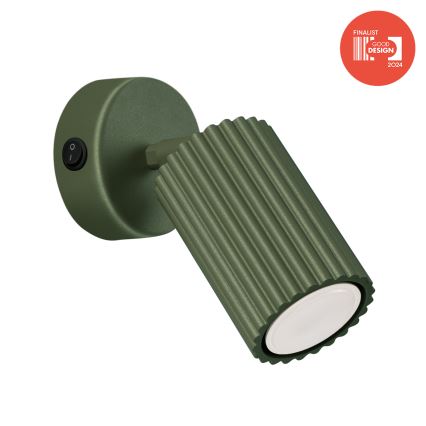 Brilagi - LED nástenné bodové svietidlo CRESTO 1xGU10/10W/230V zelené