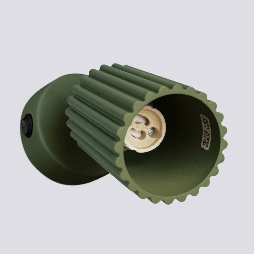 Brilagi - LED nástenné bodové svietidlo CRESTO 1xGU10/10W/230V zelené