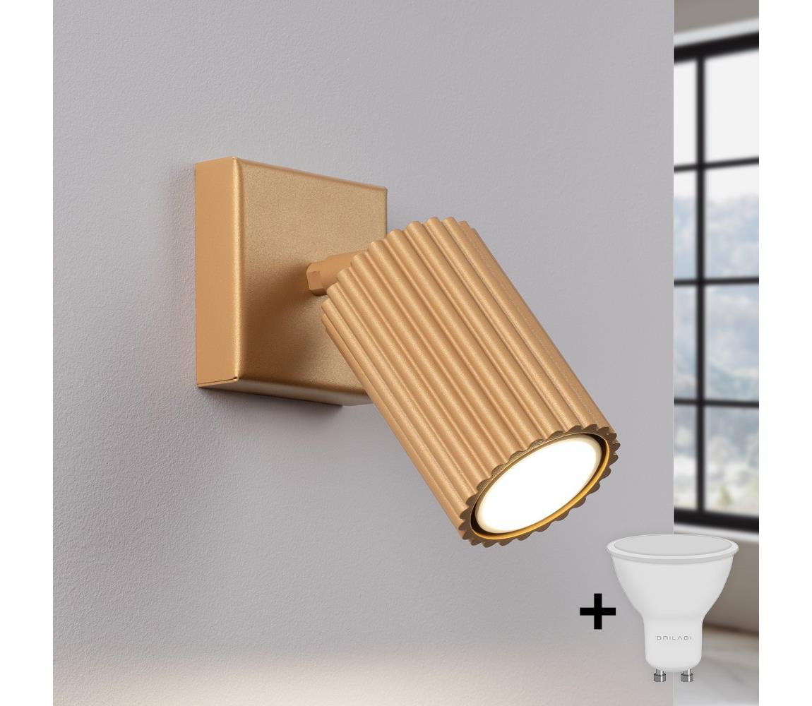Brilagi - LED nástenné bodové svietidlo CRESTO 1xGU10/10W/230V zlatá BR.1559