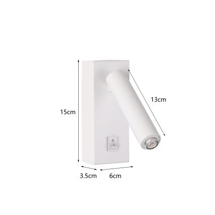 Brilagi - LED Nástenné bodové svietidlo MAYA 1xG9/4W/230V biela