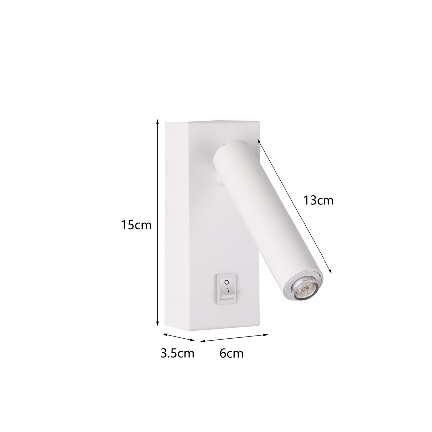 Brilagi - LED Nástenné bodové svietidlo MAYA 1xG9/4W/230V biela