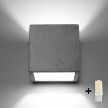 Brilagi -  LED Nástenné bodové svietidlo MURO 1xG9/3,5W/230V betón