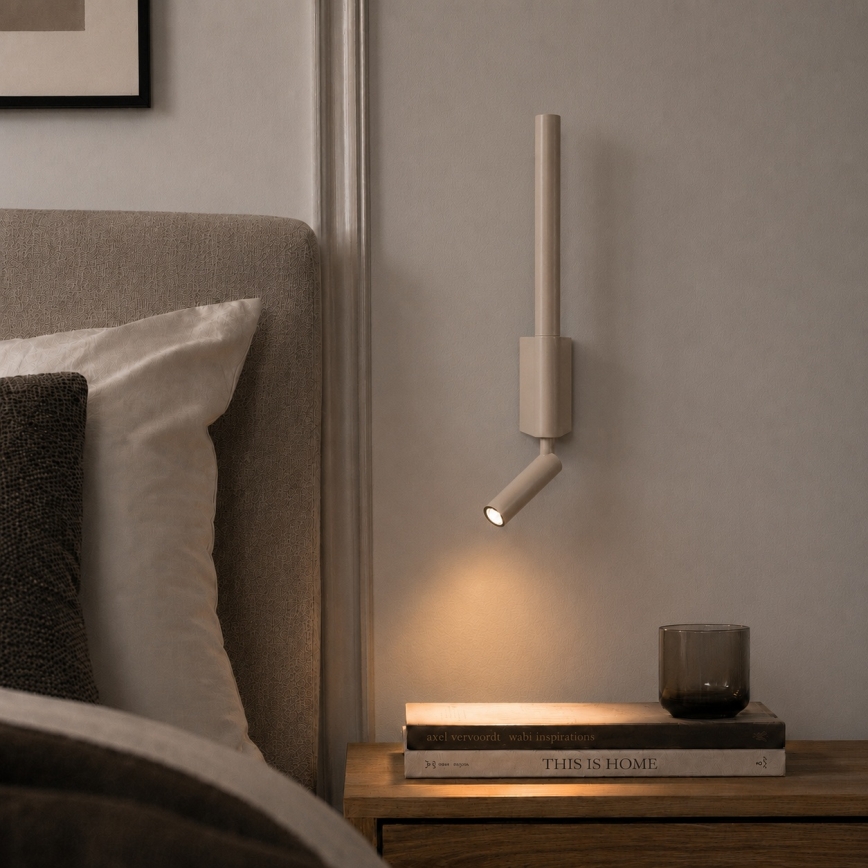 Brilagi - LED Nástenné bodové svietidlo VIXON LED/3W/230V + LED/5W béžová CRI 90