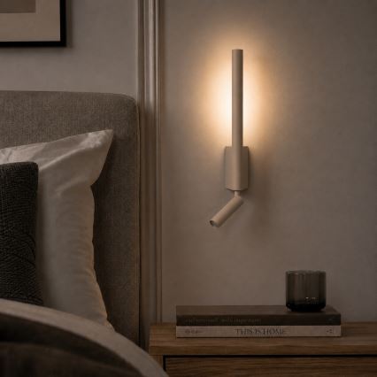Brilagi - LED Nástenné bodové svietidlo VIXON LED/3W/230V + LED/5W béžová CRI 90
