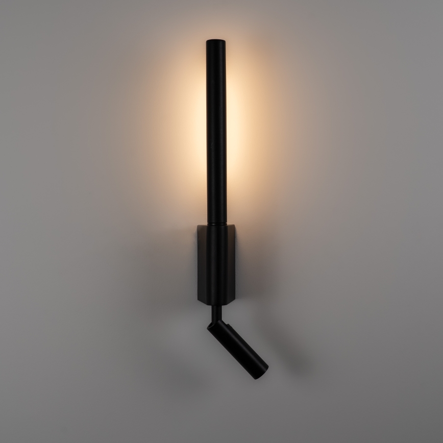 Brilagi - LED nástenné bodové svietidlo VIXON LED/3W/230V + LED/5W čierna CRI 90