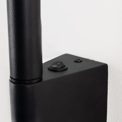 Brilagi - LED nástenné bodové svietidlo VIXON LED/3W/230V + LED/5W čierna CRI 90