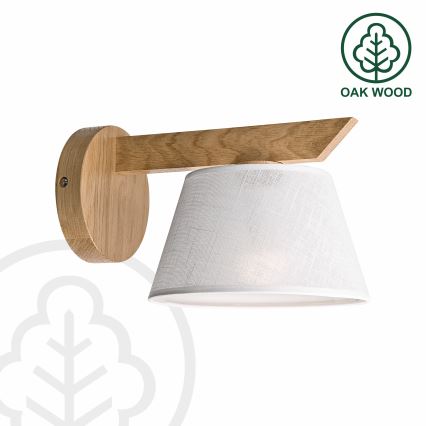 Brilagi - LED  Nástenné svietidlo ANTHONY 1xE14/40W/230V dub/biela