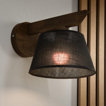 Brilagi - LED Nástenné svietidlo ANTHONY 1xE14/40W/230V dub/čierna