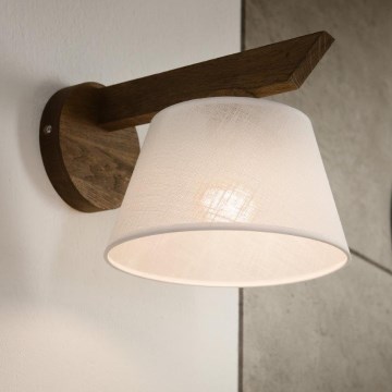 Brilagi - LED Nástenné svietidlo ANTHONY 1xE14/40W/230V dub orech/biela