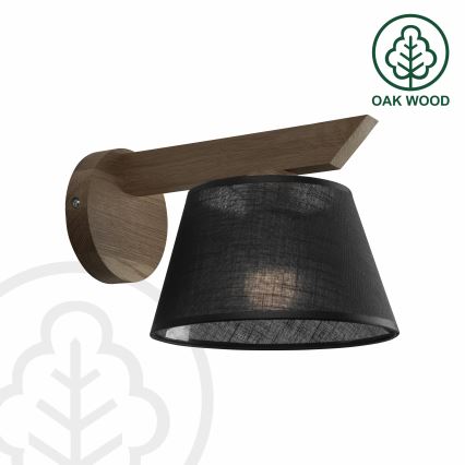 Brilagi - LED Nástenné svietidlo ANTHONY 1xE14/40W/230V dub orech/čierna