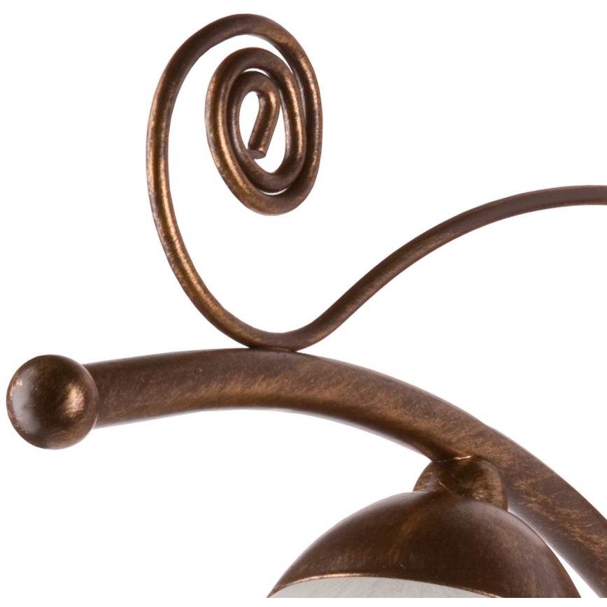 Brilagi - LED Nástenné svietidlo ANTICO 1xE27/60W/230V bronz patina