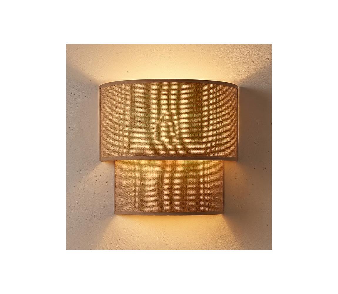 Brilagi - LED nástenné svietidlo BOHO ECO 1xE27/10W/230V béžové 8590828052708