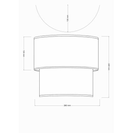 Brilagi - LED nástenné svietidlo BOHO ECO 1xE27/10W/230V hnedá/krémová