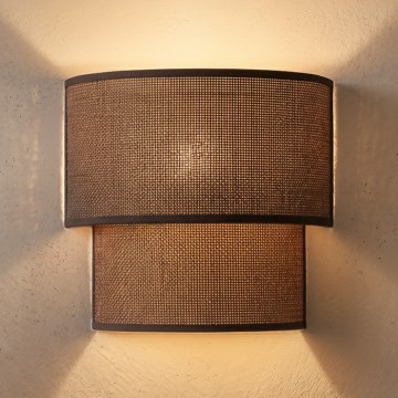 Brilagi - LED Nástenné svietidlo BOHO ECO 1xE27/10W/230V hnedé