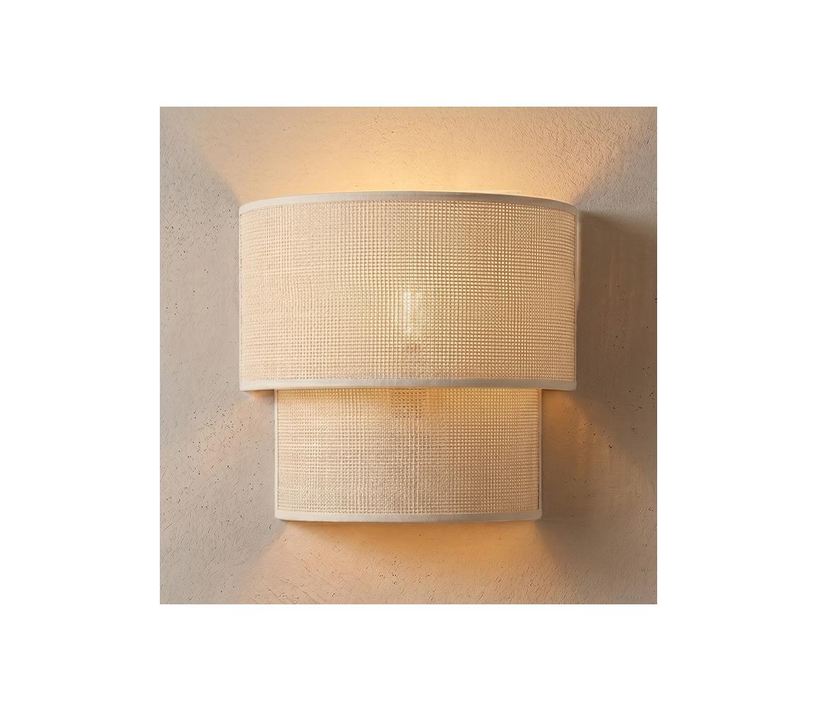 Brilagi - LED nástenné svietidlo BOHO ECO 1xE27/10W/230V krémové 8590828052715
