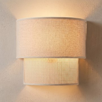 Brilagi - LED nástenné svietidlo BOHO ECO 1xE27/10W/230V krémové