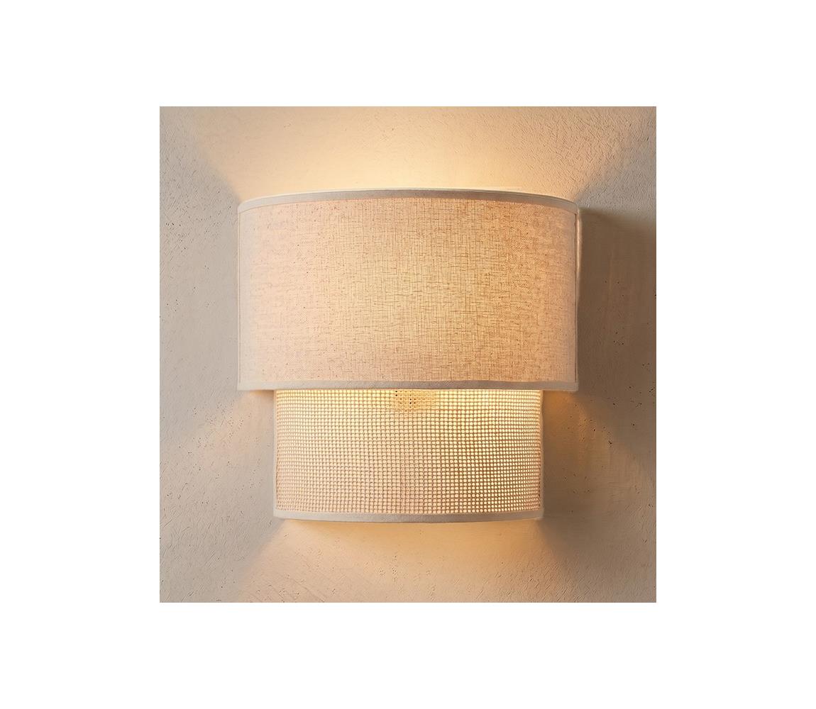 Brilagi - LED nástenné svietidlo BOHO ECO 1xE27/10W/230V krémové 8590828052746