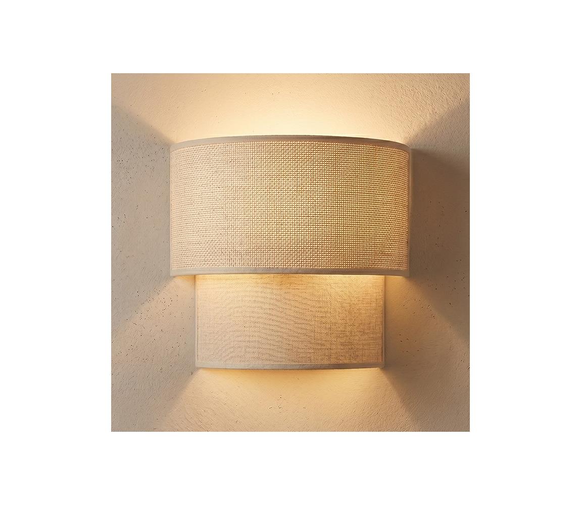 Brilagi - LED nástenné svietidlo BOHO ECO 1xE27/10W/230V krémové 8590828052760