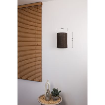 Brilagi - LED nástenné svietidlo BOHO STYLE 1xE27/15W/230V hnedé