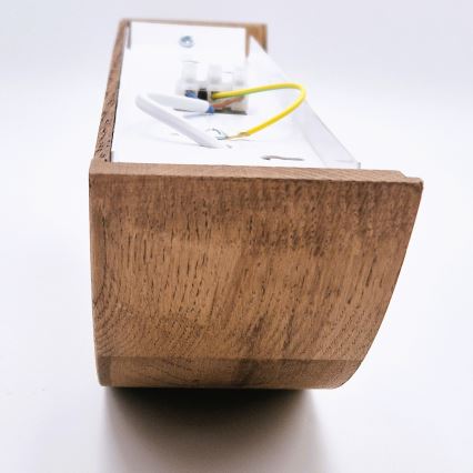 Brilagi - LED nástenné svietidlo CARVALHO 1xE27/15W/230V dub čerešňa
