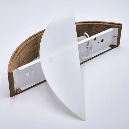 Brilagi - LED nástenné svietidlo CARVALHO 1xE27/15W/230V dub čerešňa
