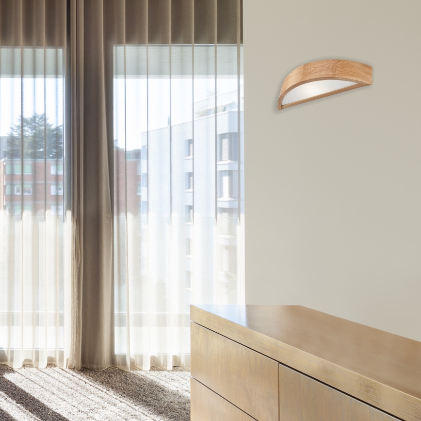 Brilagi - LED nástenné svietidlo CARVALHO 1xE27/15W/230V dub