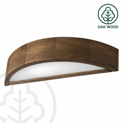 Brilagi - LED Nástenné svietidlo CARVALHO 1xE27/15W/230V dub orech