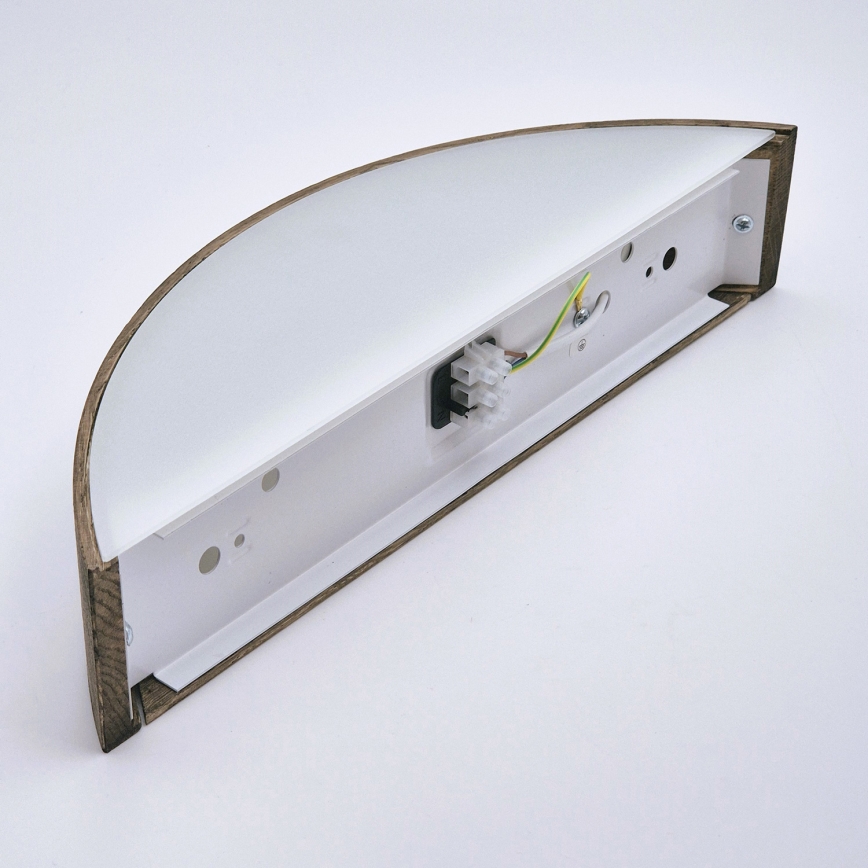 Brilagi - LED Nástenné svietidlo CARVALHO 1xE27/15W/230V dub orech