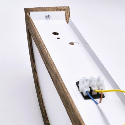 Brilagi - LED Nástenné svietidlo CARVALHO 1xE27/15W/230V dub orech