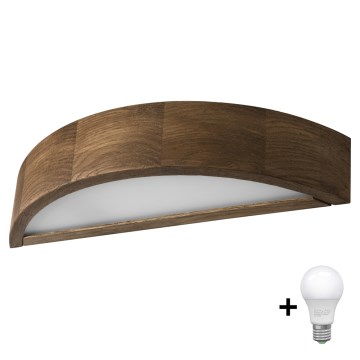 Brilagi - LED Nástenné svietidlo CARVALHO 1xE27/60W/230V dub