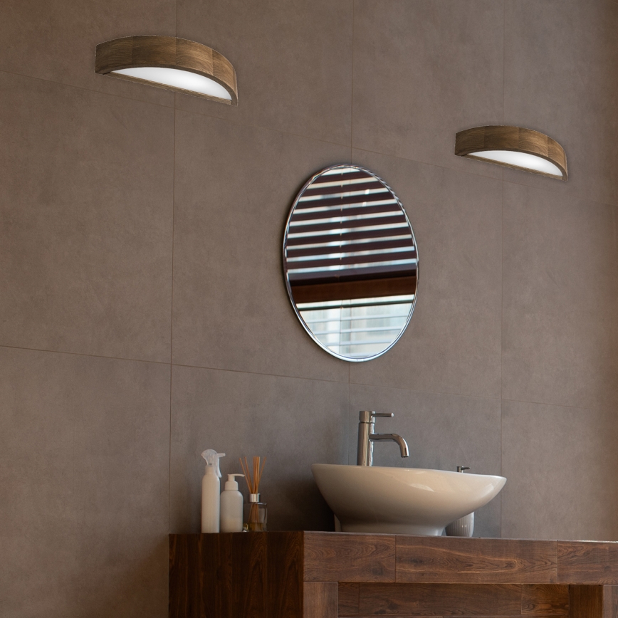 Brilagi - LED Nástenné svietidlo CARVALHO 1xE27/60W/230V dub orech