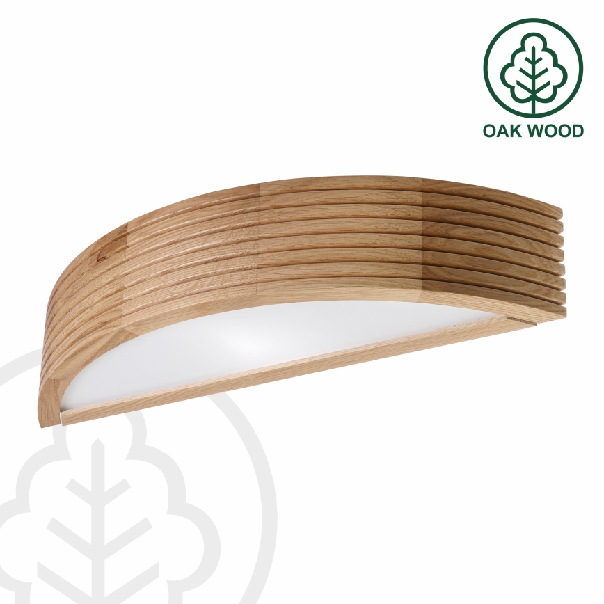 Brilagi - LED nástenné svietidlo CARVALHO MODERN 1xE27/60W/230V dub