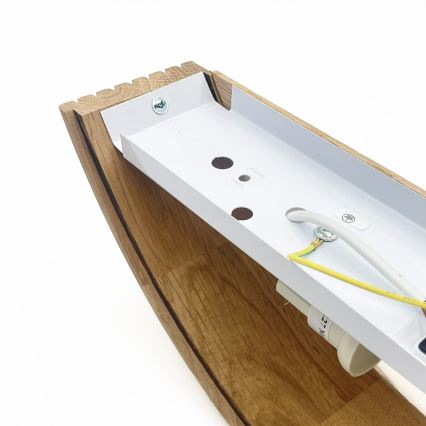 Brilagi - LED nástenné svietidlo CARVALHO MODERN 1xE27/60W/230V dub