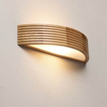 Brilagi - LED nástenné svietidlo CARVALHO MODERN 3xE27/60W/230V dub