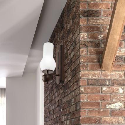 Brilagi - LED Nástenné svietidlo COTTAGE 1xE14/40W/230V buk/biela