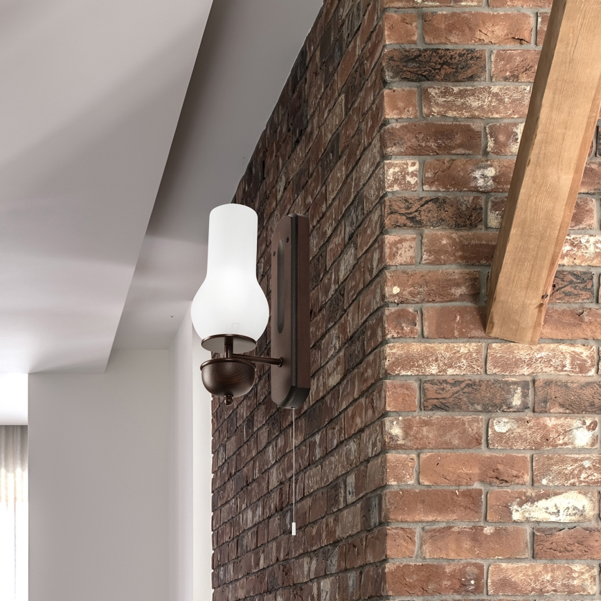 Brilagi - LED Nástenné svietidlo COTTAGE 1xE14/40W/230V buk/biela