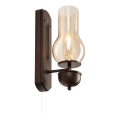 Brilagi - LED Nástenné svietidlo COTTAGE 1xE14/40W/230V buk/hnedá