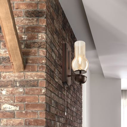 Brilagi - LED Nástenné svietidlo COTTAGE 1xE14/40W/230V buk/hnedá