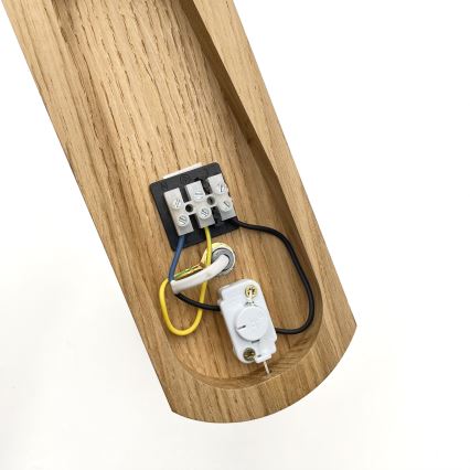 Brilagi - LED Nástenné svietidlo COTTAGE 1xE14/40W/230V dub/hnedá