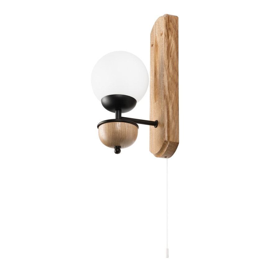 Brilagi - LED Nástenné svietidlo COTTAGE 1xG9/40W/230V dub/biela