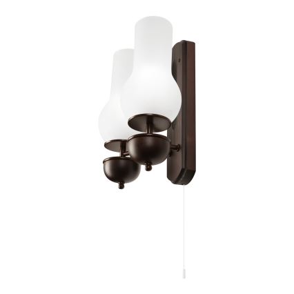 Brilagi - LED Nástenné svietidlo COTTAGE 2xE14/40W/230V buk/biela