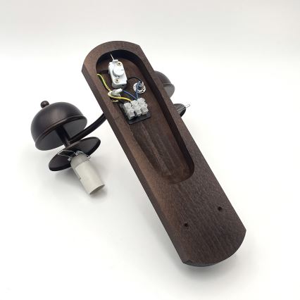 Brilagi - LED Nástenné svietidlo COTTAGE 2xE14/40W/230V buk/biela