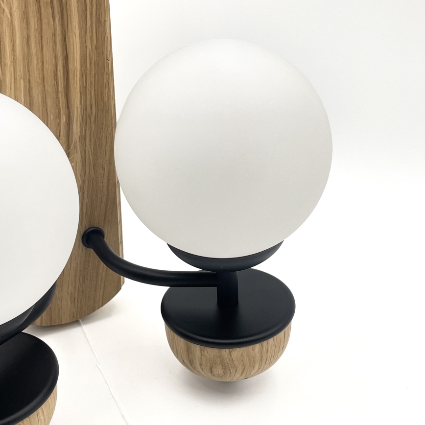 Brilagi - LED Nástenné svietidlo COTTAGE 2xG9/40W/230V dub/biela