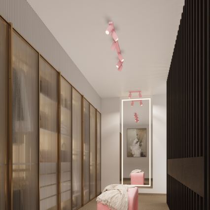 Brilagi - LED nástenné svietidlo CRESTO 1xGU10/10W/230V 10 cm ružové