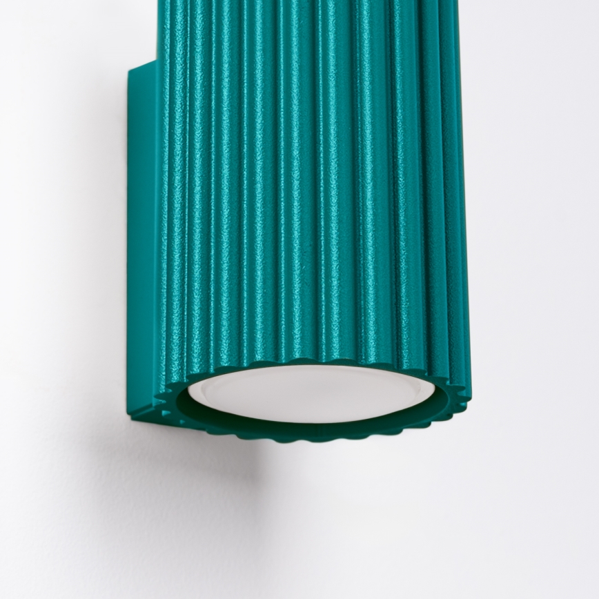 Brilagi - LED nástenné svietidlo CRESTO 1xGU10/10W/230V 10 cm tyrkysová