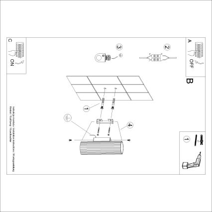 BRILAGI - LED nástenné svietidlo CRESTO 2xGU10/10W/230V 20 cm oranžové
