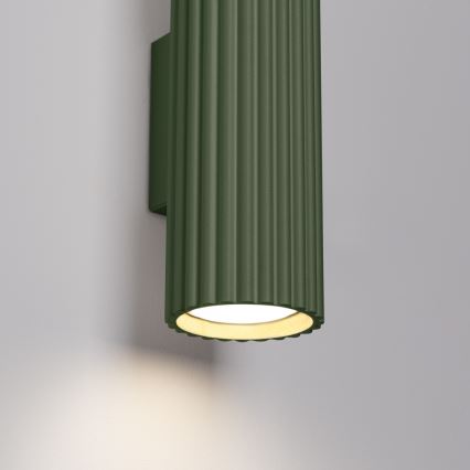 Brilagi - LED nástenné svietidlo CRESTO 2xGU10/10W/230V 20 cm zelené