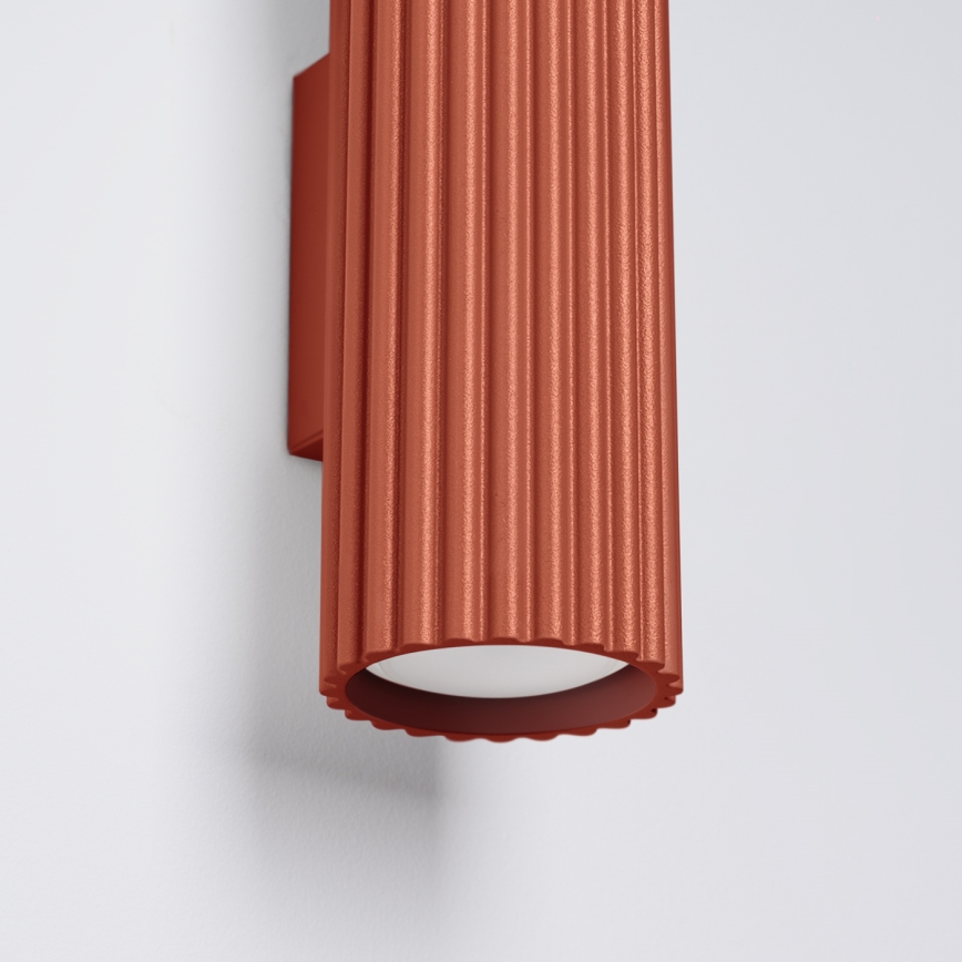 Brilagi - LED nástenné svietidlo CRESTO 2xGU10/10W/230V 30 cm červené