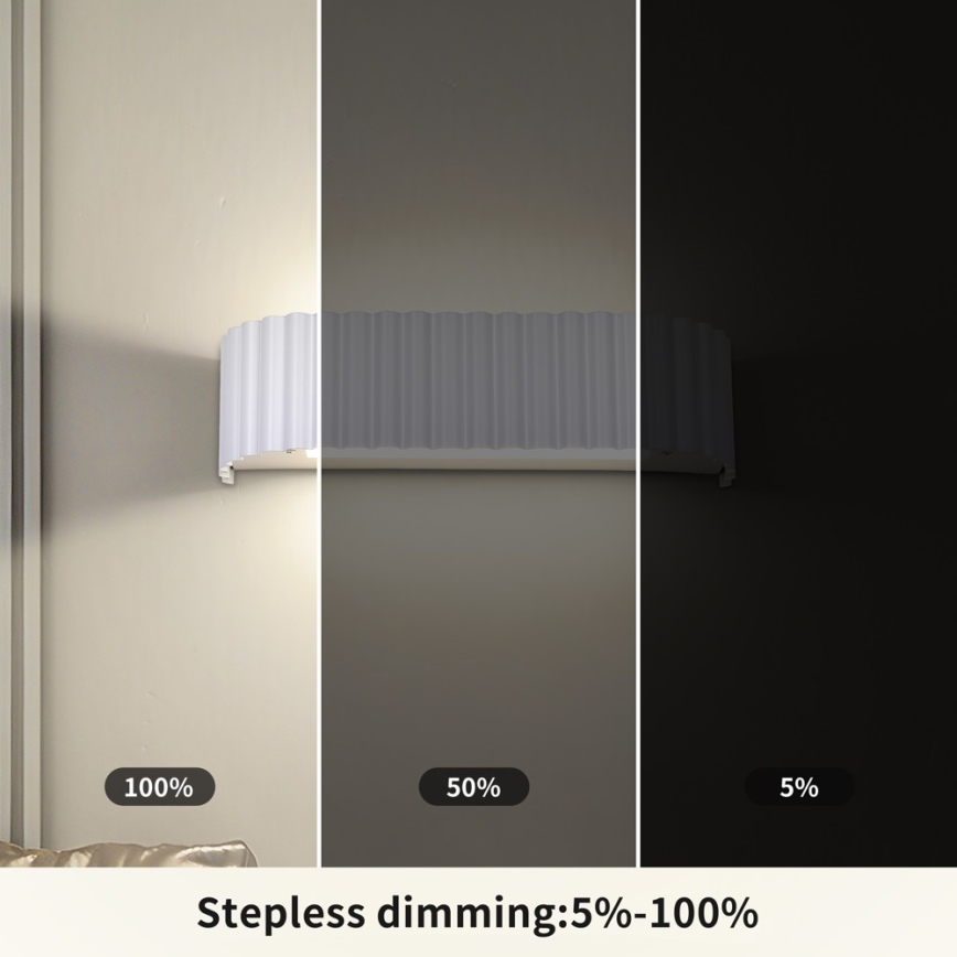 Brilagi - LED Nástenné svietidlo FALCON MODERN LED/10W/230V 30 cm 3000/4500/6000K biela